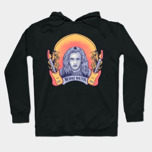 Michael Bolton - Retro Style Fan Art Design Hoodie